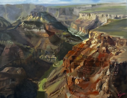 "Beyond the Canyon"
Oil on canvas 22"x28"
Selected at NOAPS 2023 Best of America International Jury Exhibition