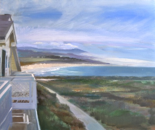 "Halfmoon Bay"
Oil on canvas  20”x24”